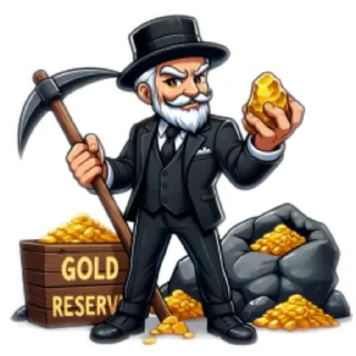 🎩 emoji GOLD Telegram sticker 12 of 80