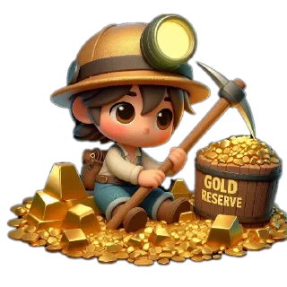 🧸 emoji GOLD Telegram sticker 17 of 80
