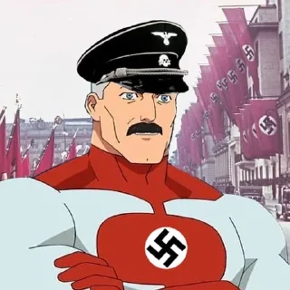 🙋‍♂️ emoji Unusual Nazis Telegram sticker 17 of 21