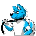 🐶 emoji Benzo Husky Telegram sticker 24 of 31