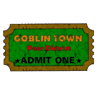 Sticker from Goblin Town