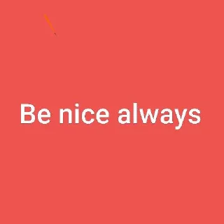 Sticker from Be kind always