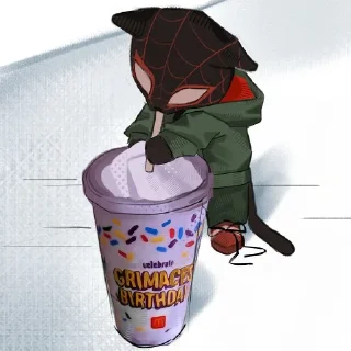 🥤 emoji Meows Morales Telegram sticker 23 of 72