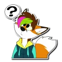 ❓ emoji Ice Foxx Telegram sticker 22 of 37