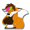 😠 emoji Ice Foxx Telegram sticker 17 of 37