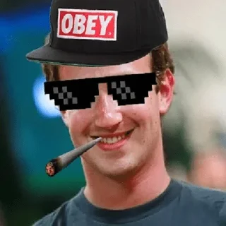 😎 emoji Youbastards! — @stckrRobot Telegram sticker 19 of 67