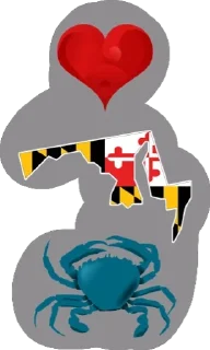😙 emoji Maryland Fan Telegram sticker 16 of 120