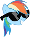 😎 emoji MLP Telegram sticker 7 of 20