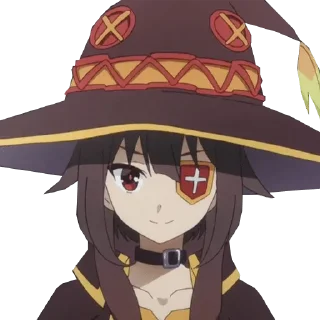 😉 emoji Megumin and friends — @stckrRobot Telegram sticker 19 of 120