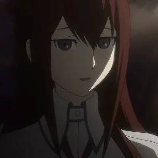 😅 emoji Kurisu, Asami, science & more Telegram sticker 19 of 120