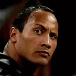 🤨 emoji The Rock By: @Zack_L Telegram sticker 14 of 47