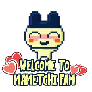 🥰 emoji Mametchi $MET @mametchi_arb Telegram sticker 23 of 23
