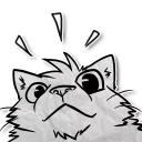 Sticker from Zuzu the Cat