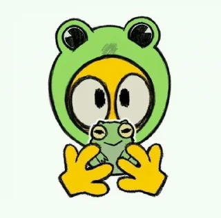 🐸 emoji Caritas Amarillas Telegram sticker 22 of 120