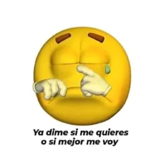 😢 emoji Las bolas amarillas de Leo Telegram sticker 23 of 58