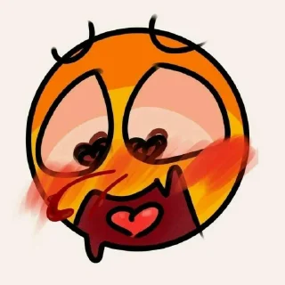 🥵 emoji Caritas Amarillas Telegram sticker 24 of 120