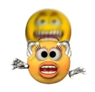 😳 emoji Las bolas amarillas de Leo Telegram sticker 20 of 58