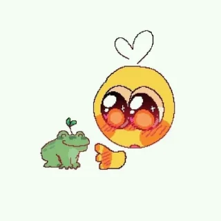 🐸 emoji Caritas Amarillas Telegram sticker 20 of 120