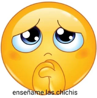 🥺 emoji Las bolas amarillas de Leo Telegram sticker 15 of 58