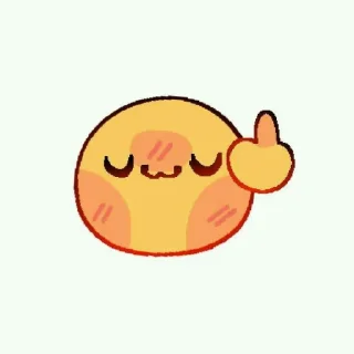 🖕 emoji Caritas Amarillas Telegram sticker 17 of 120