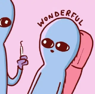 😃 emoji Strange Planet Telegram sticker 9 of 42