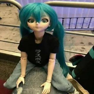 Sticker from hatsune miku