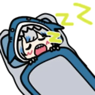 😊 emoji Gawr Gura Telegram sticker 21 of 50