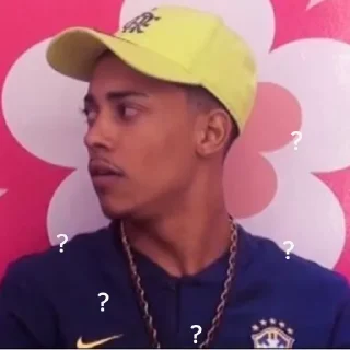 Sticker from cara do momento