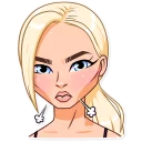 😤 emoji Miss Alena ❤️ Telegram sticker 12 of 31