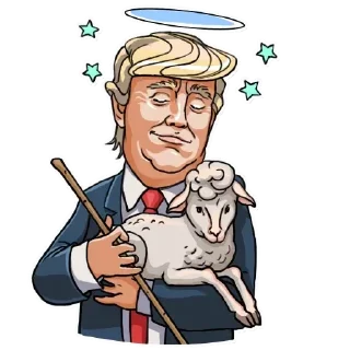 😊 emoji Donald Trump Telegram sticker 5 of 29