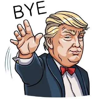 😊 emoji Donald Trump Telegram sticker 18 of 29