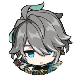🤨 emoji Al-Haitham Telegram sticker 7 of 9
