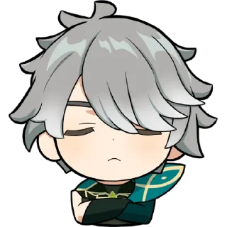 😒 emoji Al-Haitham Telegram sticker 3 of 9