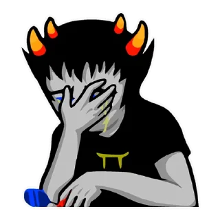 😢 emoji homestuck Telegram sticker 17 of 97