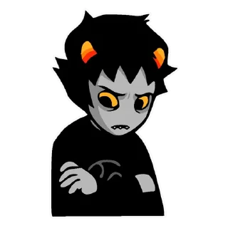 😔 emoji homestuck Telegram sticker 8 of 97