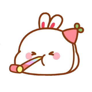 🐰 emoji ᵇᵘⁿⁿʸˢ ᵏᵃʷᵃⁱⁱ✿᭄ @stickersdaManu Telegram sticker 24 of 120