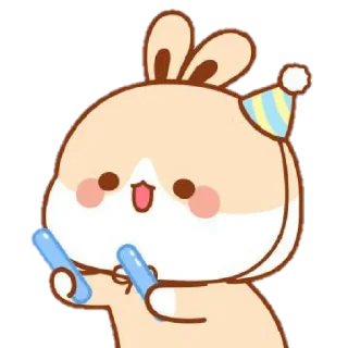 🐰 emoji ᵇᵘⁿⁿʸˢ ᵏᵃʷᵃⁱⁱ✿᭄ @stickersdaManu Telegram sticker 20 of 120