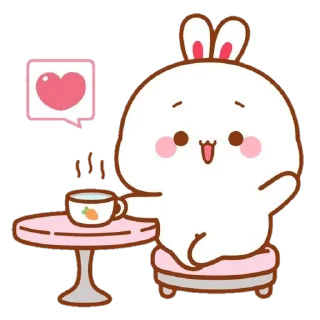 🐰 emoji ᵇᵘⁿⁿʸˢ ᵏᵃʷᵃⁱⁱ✿᭄ @stickersdaManu Telegram sticker 10 of 120