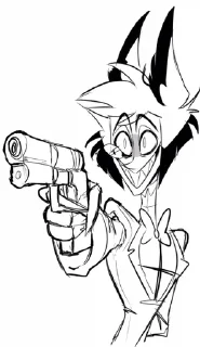 🔫 emoji Alastor’s gun Telegram sticker 6 of 23
