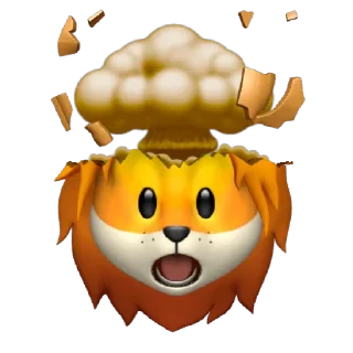 🦁 emoji 🤯🤯🤯 Telegram sticker 20 of 26