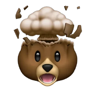 🐻 emoji 🤯🤯🤯 Telegram sticker 23 of 26