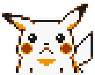 Sticker from Pikachu sprites