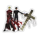 😎 emoji Trigun Telegram sticker 13 of 20