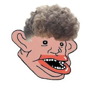 👩‍🦱 emoji no cap Telegram sticker 7 of 25