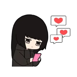 😊 emoji Low tension couple sticker animated @kal_pc Telegram sticker 2 of 24