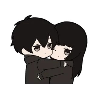 😊 emoji Low tension couple sticker animated @kal_pc Telegram sticker 1 of 24
