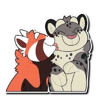 Sticker from Red Panda