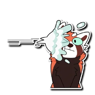 Sticker from Red Panda