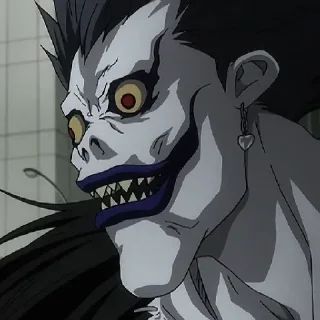 😐 emoji Death Note Telegram sticker 24 of 78