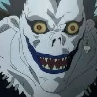 😃 emoji Death Note Telegram sticker 19 of 78